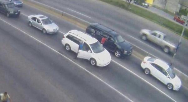 Images from surveillance cameras appear to show the moment Gomez was abducted.