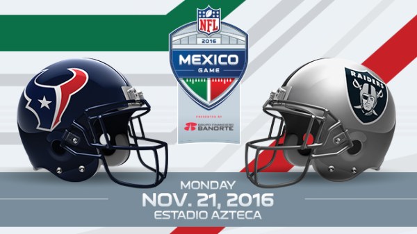 Mexico is set to host three regular-season games over the next three years.